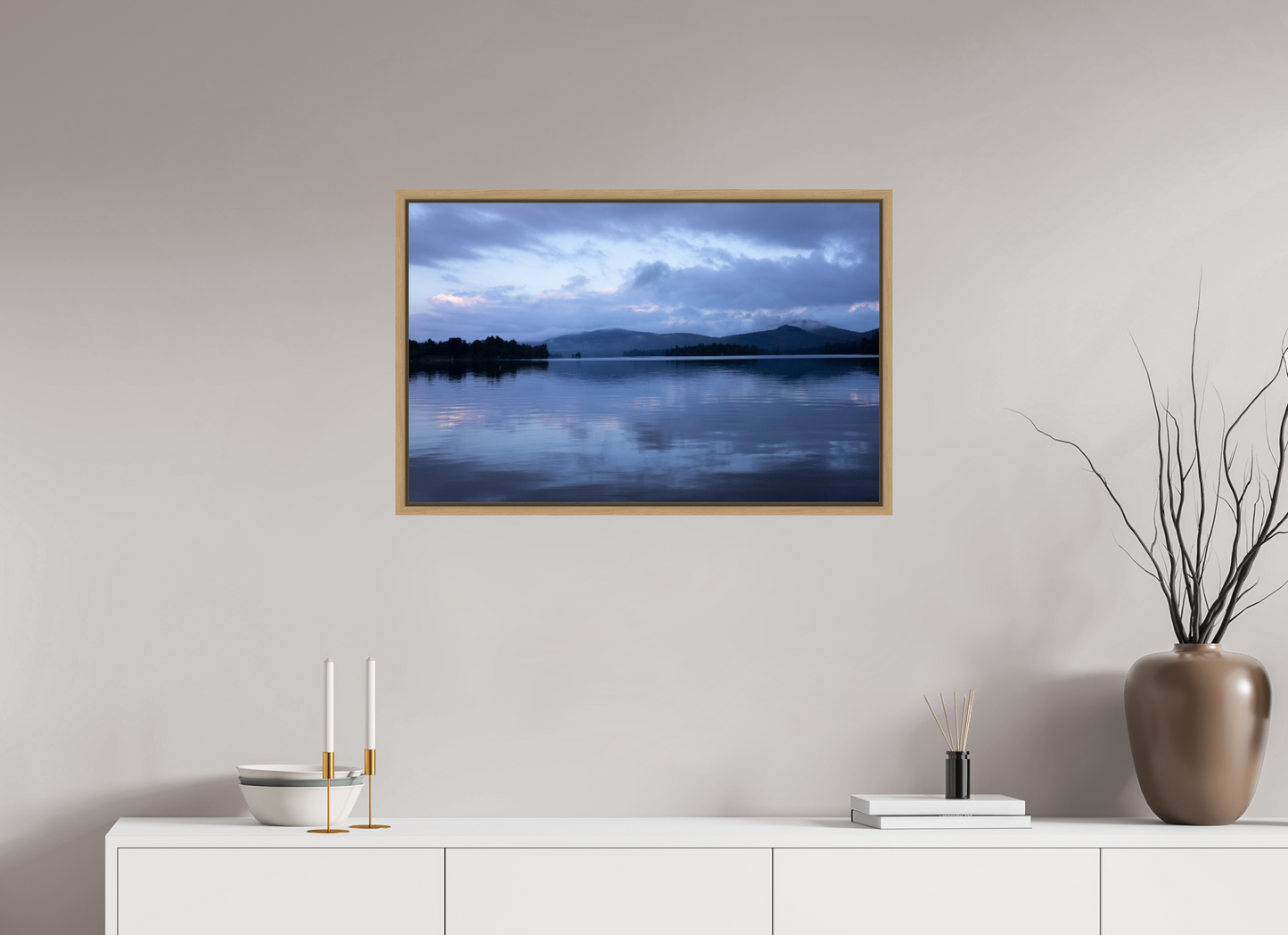 Blue Mountain Lake at Sunset