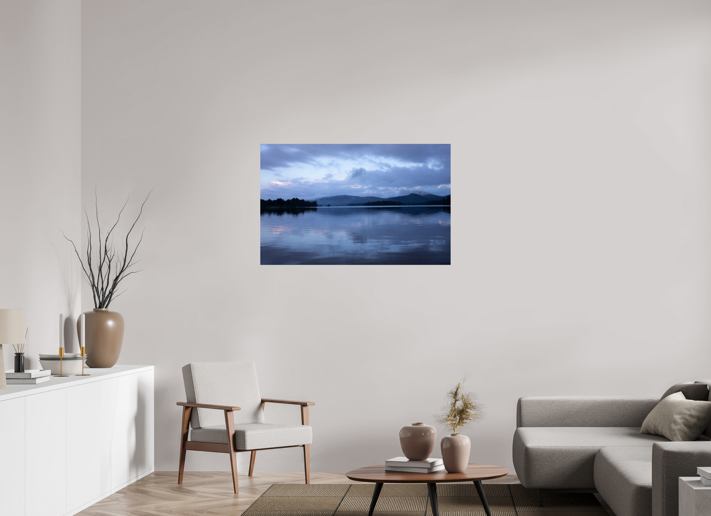 Blue Mountain Lake at Sunset