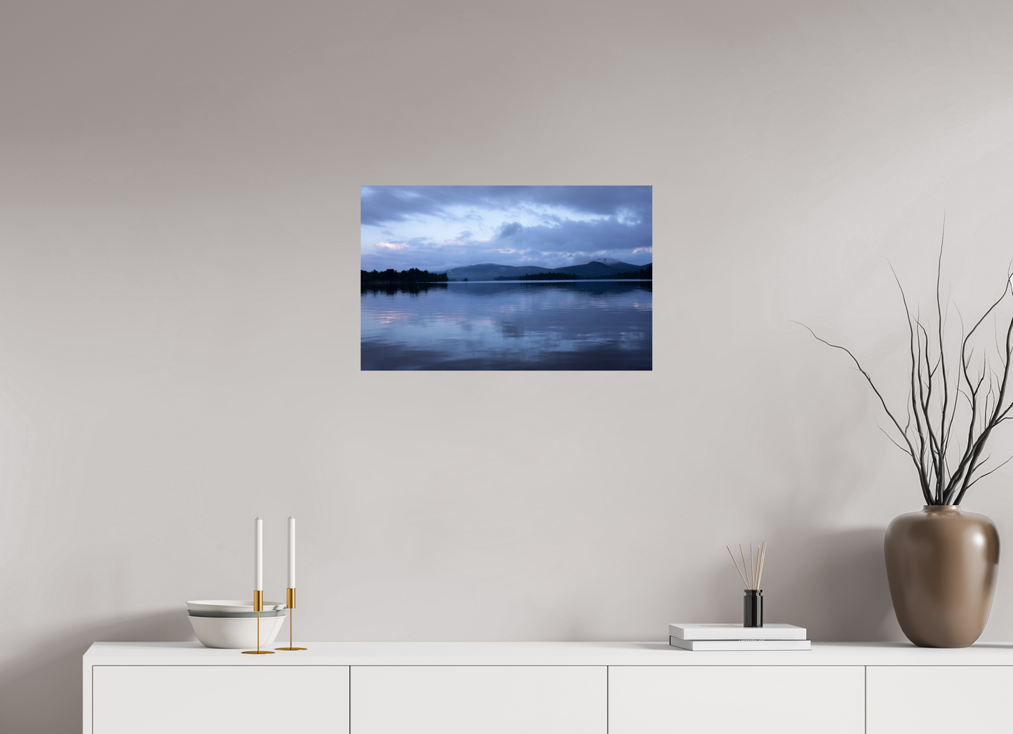 Blue Mountain Lake at Sunset